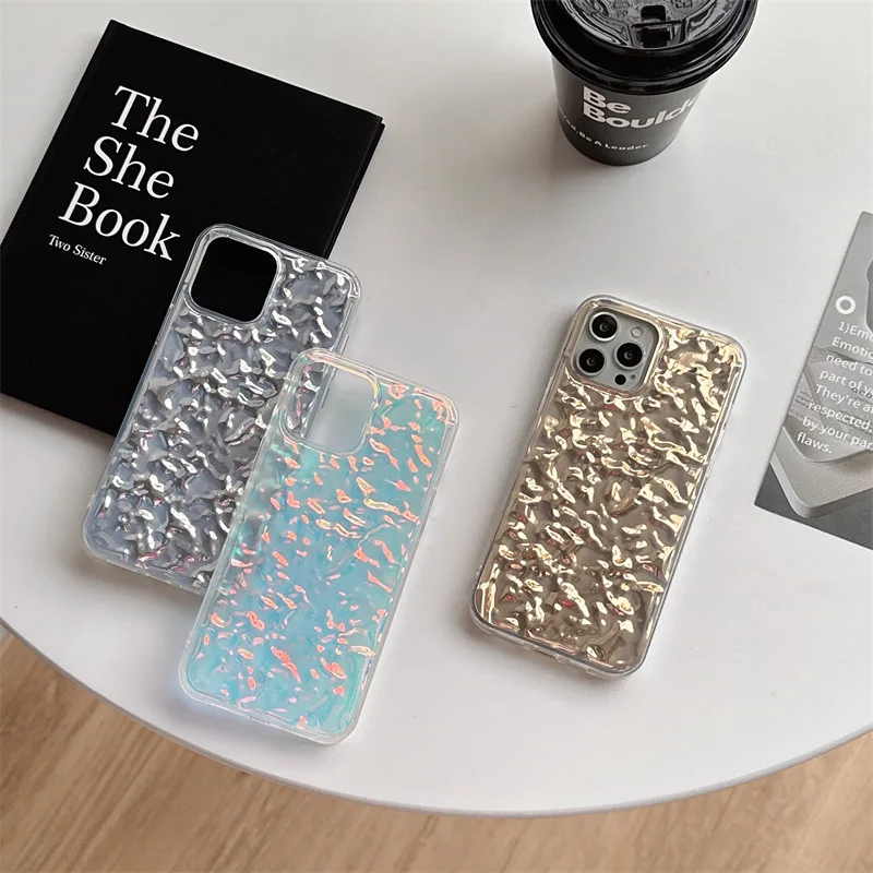 

Creative Laser Gold Silver Phone Case Cover for IPhone 11 12 13 14 Pro Max Shockproof Cases for IPhone 14 Pro Max Case