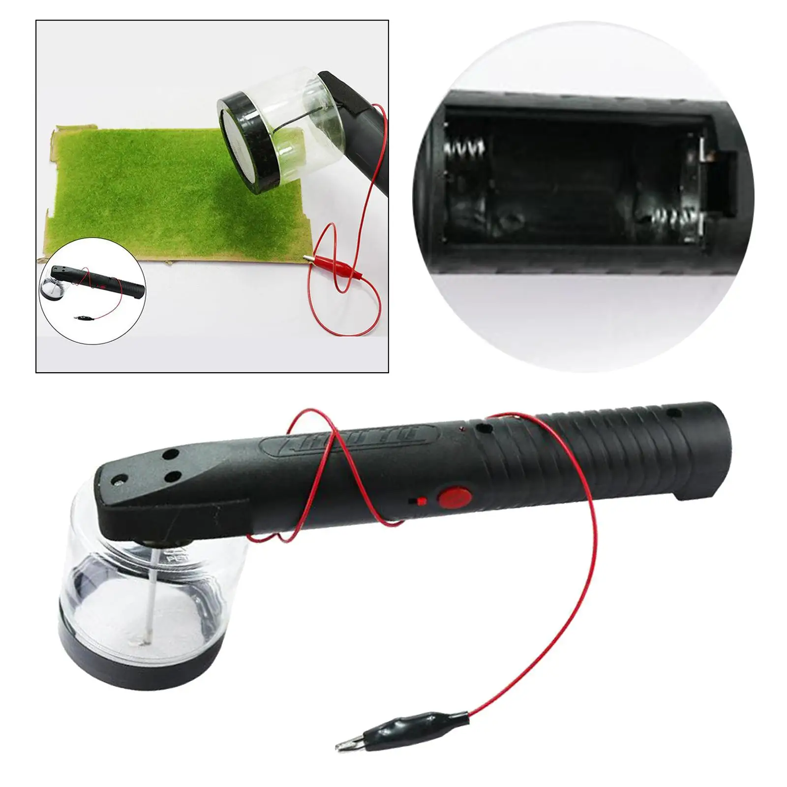 Grass Static Grass Applicator Electrostatic for DIY Scenic Modelling Craft