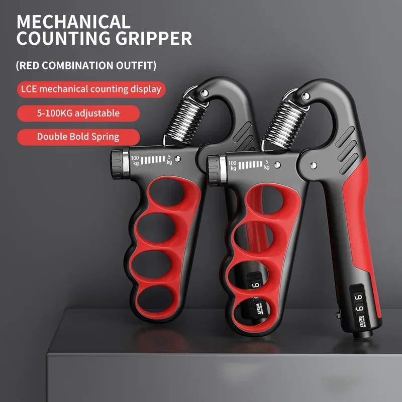 5-100 KG Grip Strength Trainer Wrist Expander Adjustable Resistance Fitness Gym Training Hand Gripper Hand Gripper Exercise hand strengthener,hand grip trainers,hand grip exerciser,hand exerciser,hand trainer