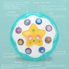 Baby multifunctional light and music hand drum, rotating projection drum early education machine, educational toy 3