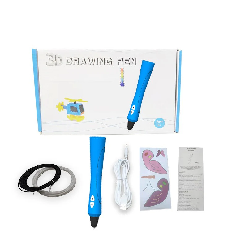 3D Pen 3D Printing Pen Low Temperature with PCL Filament Safe for Kids Children's Educational Birthday Gift for Boys Girls