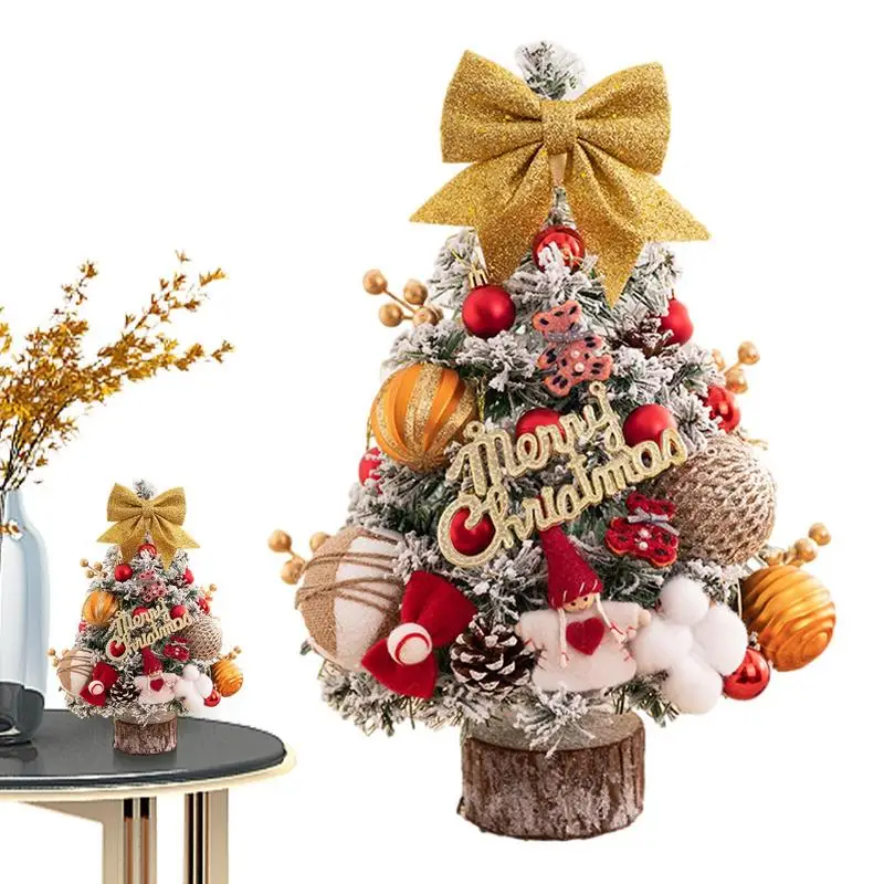 

Mini Christmas Tree desktop Artificial Mini Christmas Tree with LED light Decorative Xams Trees home decoration supplies