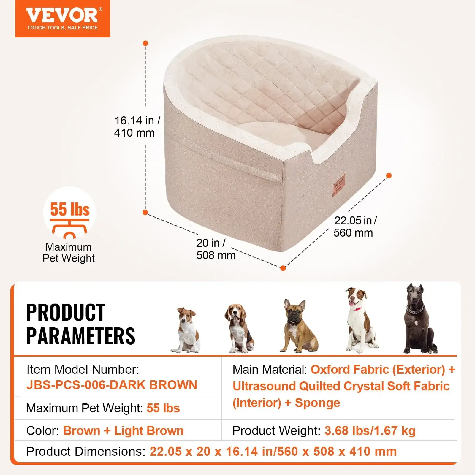 Elevated Dog Car Seat 6