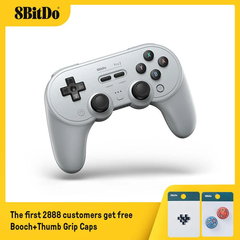 8bitdo Pro 2 Bluetooth Gamepad Controller With Joystick For Nintendo Switch Pc Macos Android Steam Raspberry Pi Gamepads Aliexpress