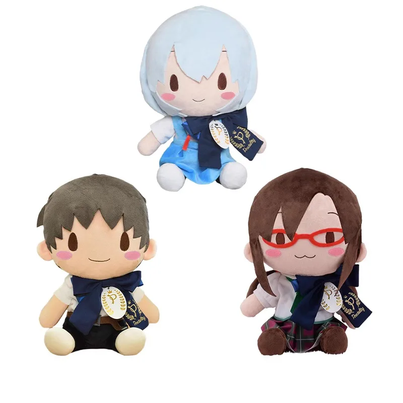 SEGA Ayanami Rei Mari Makinami Illustrious Ikari Shinji Cartoon Character Plush Toy Holiday Gifts