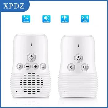 2.4Ghz Wireless Baby Monitor Small Portable Audio Baby Monitor Two-way Audio Function Intercom Rechargeable Battery 1