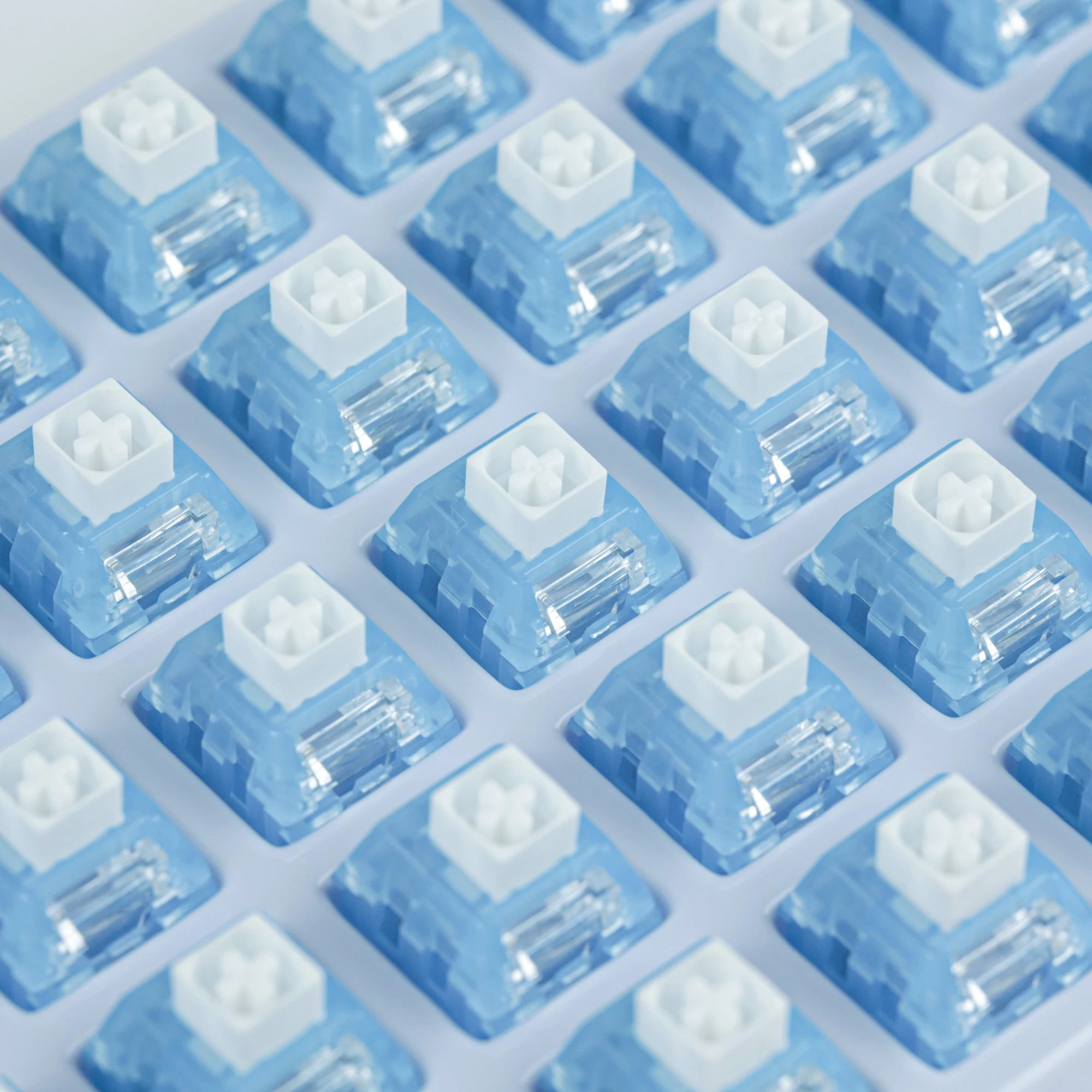 Kailh Arctic Fox Clicky RGB 5-Pin Mechanical Keyboard Switches with Light Guide