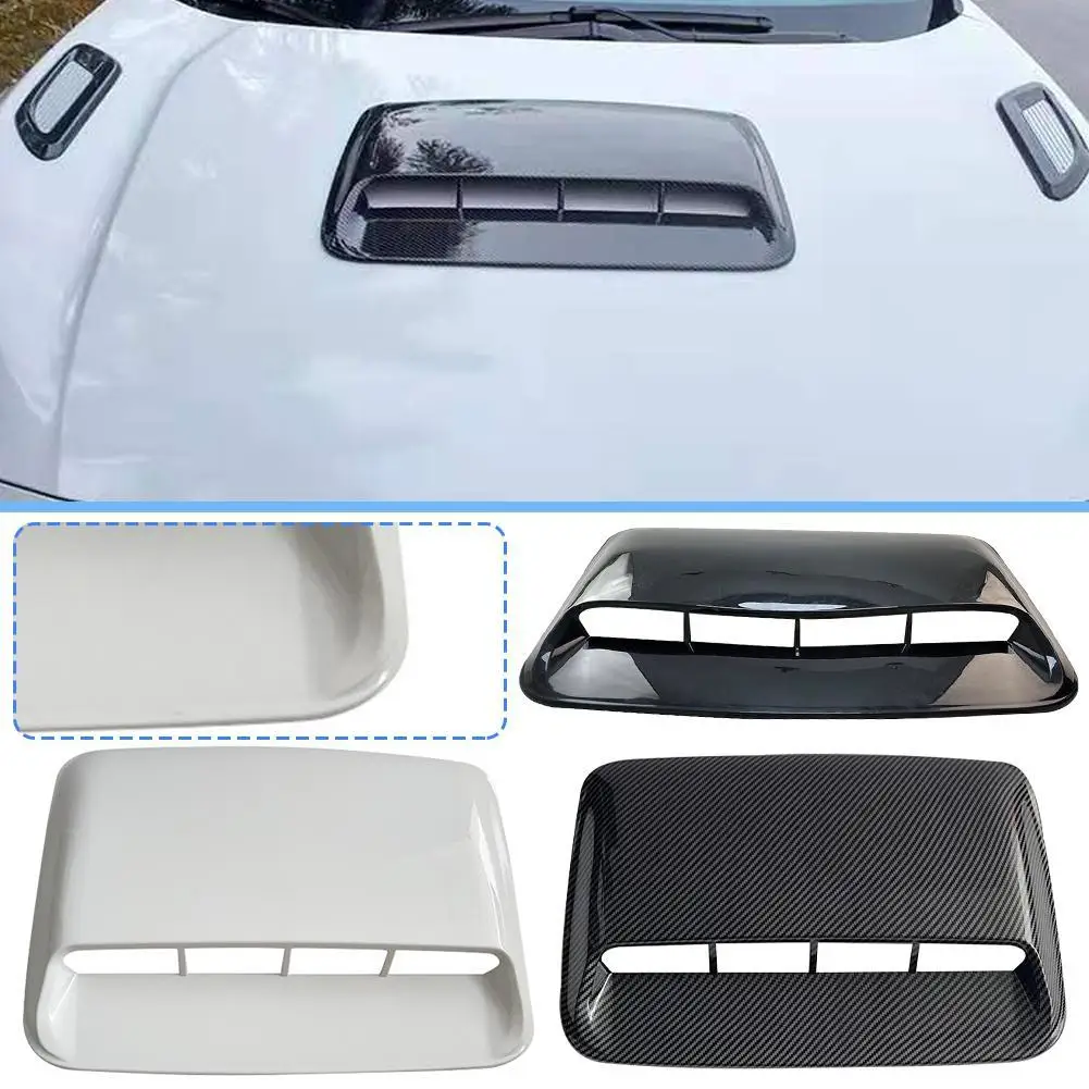 

Car Tuning Hood Car Air Flow Intake Hood Scoop Vent Bonnet Decorative For BMW Audi Car Air Intake Accessories