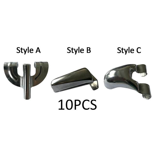10x Bass Drum Claws Hooks Repair Metal Drum Mount Repair Accessory Tool Bass Drum Set Percussion Claw Hooks Bass Drum Parts