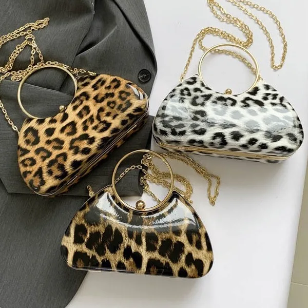 Exquisite Leopard Print For Women's Fashion Handbag Versatile Evening Bag Noble and Elegant Trend Crossbody Bag for Women Gift