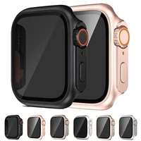 Protecteur d'écran de confidentialité pour Apple Watch, couvercle de protection en verre Guatemala, iWatch 6, 5, se, 4, 41mm, 45mm, série 9, 8/7, 40mm, 44mm, 9H 1