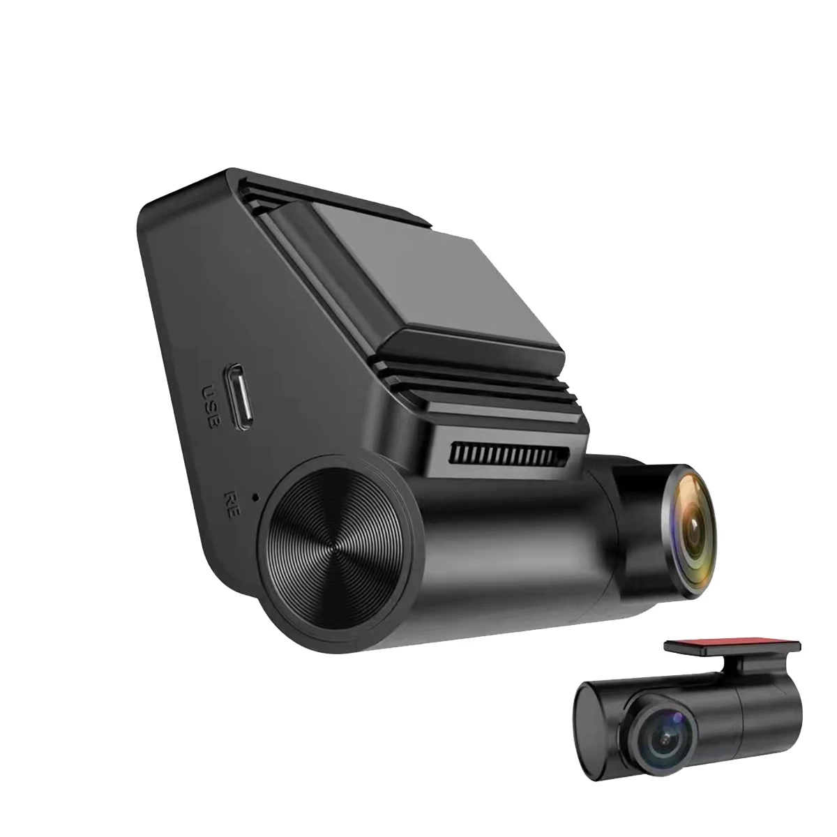 2인치 HD 4K 와이파이 듀얼 카메라 전후방 주차감시 24시간 녹화 야간촬영 DVR 차량용 블랙박스