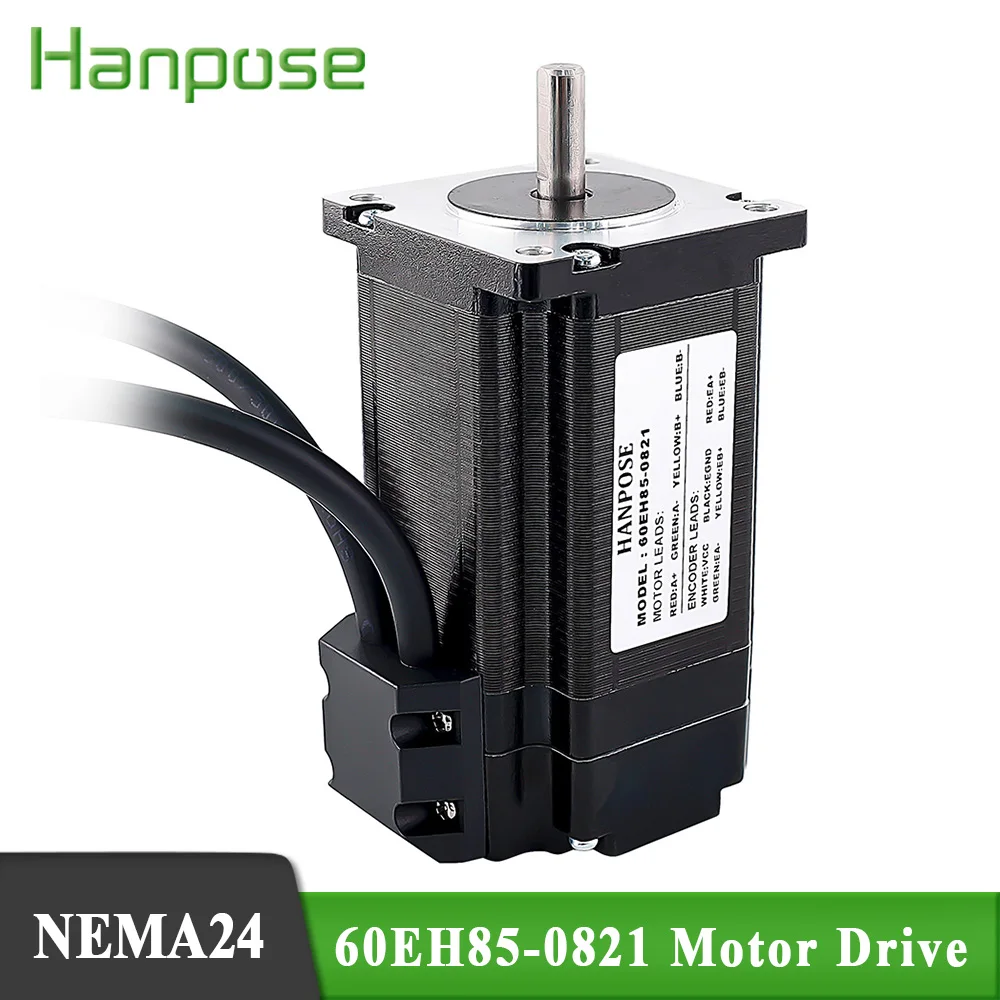 Nema 24 Stepper Motor 3.1nm/439oz.in 3a 8-wire 8mm Dual Shaft Cnc Mill Lathe Las
