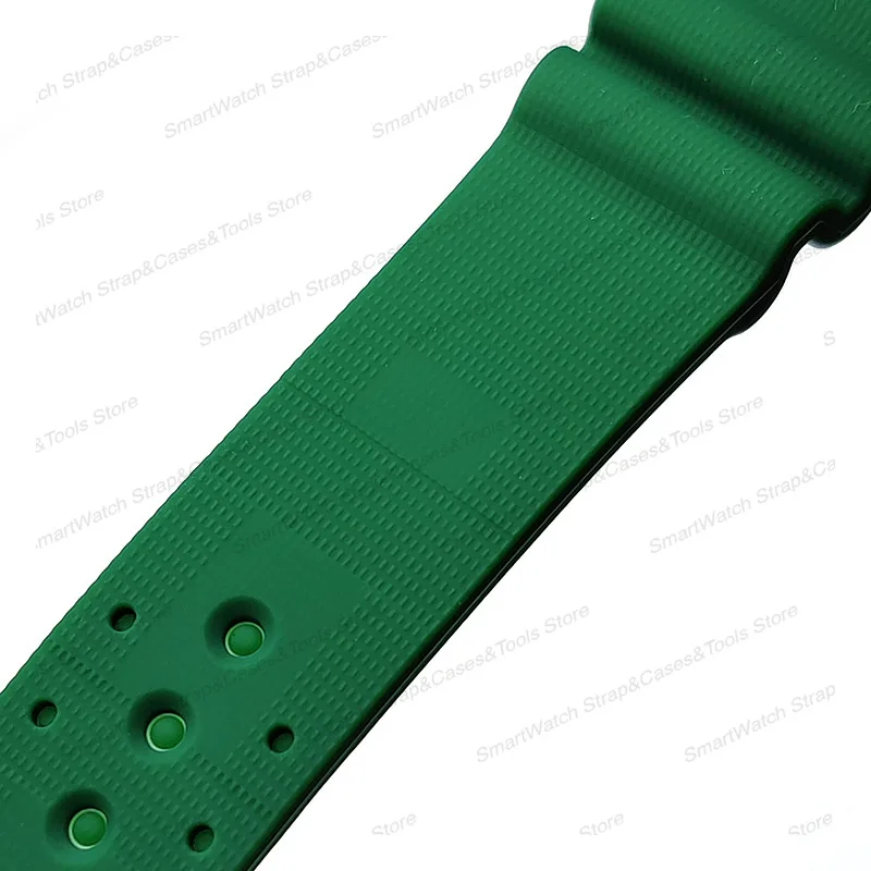 Waterproof Silicone Sport Watch Straps - Durable Rubber Replacement Bracelet