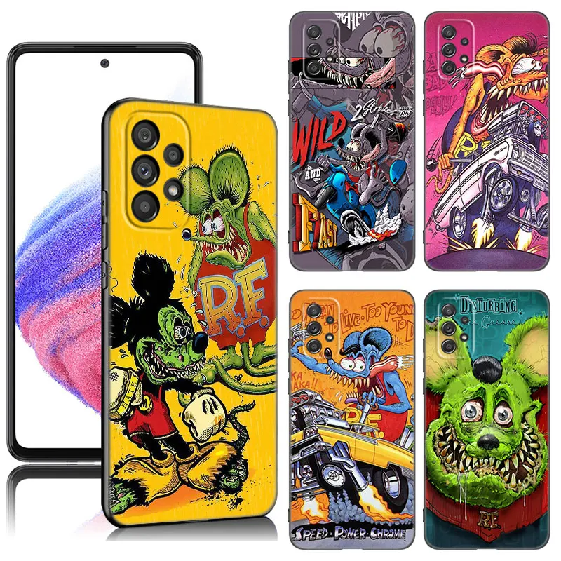 Tales Of The Rat Fink Art Case Per Samsung A21 A52 S A13 A22 A24 A32 4G A14 A23 A34 A53 A54 A73 5G A11 A12 A31 A33 A51 A71 A72