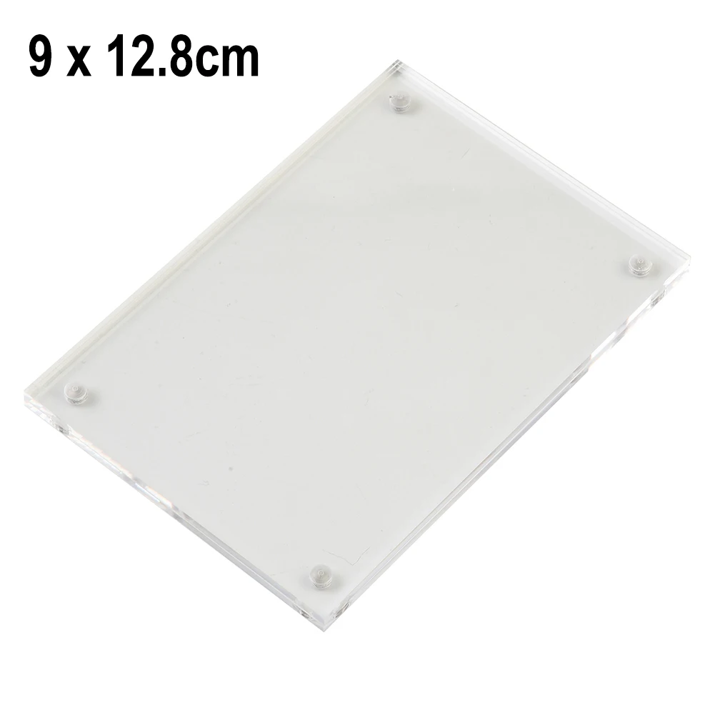 Transparent Acrylic Photo Frame Magnetic Poster Display Stand