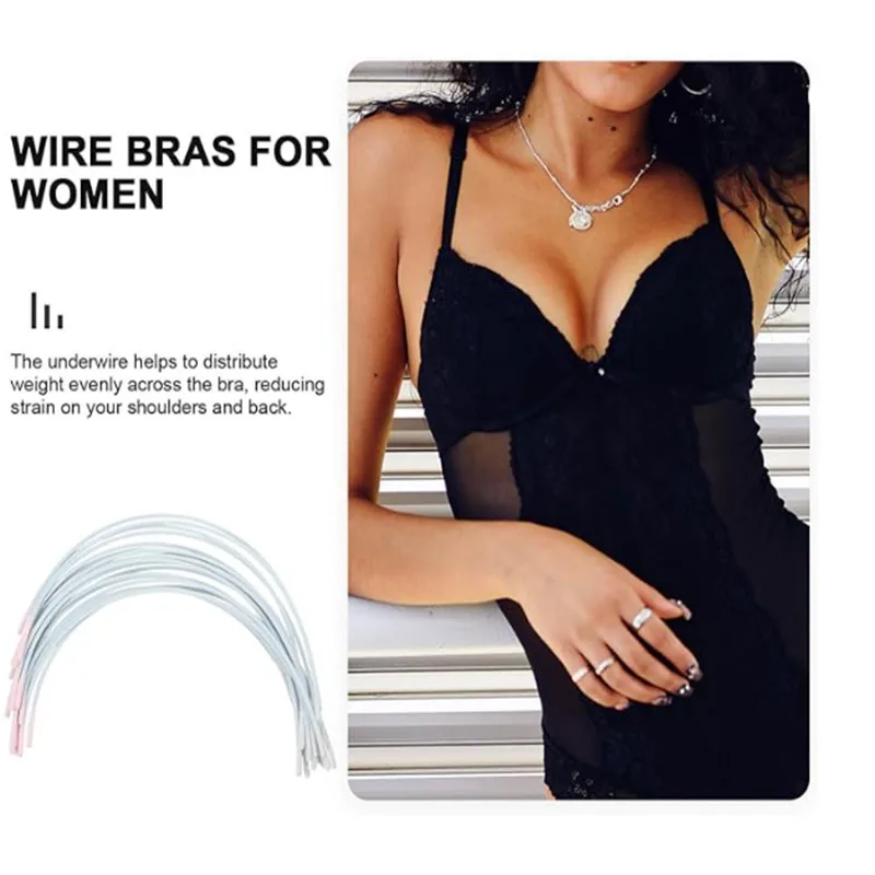 Bra Making Supplies 10/20 Pair of high-quality underwire for women's underwear suitable for spray-painted bra replacement women's corsets