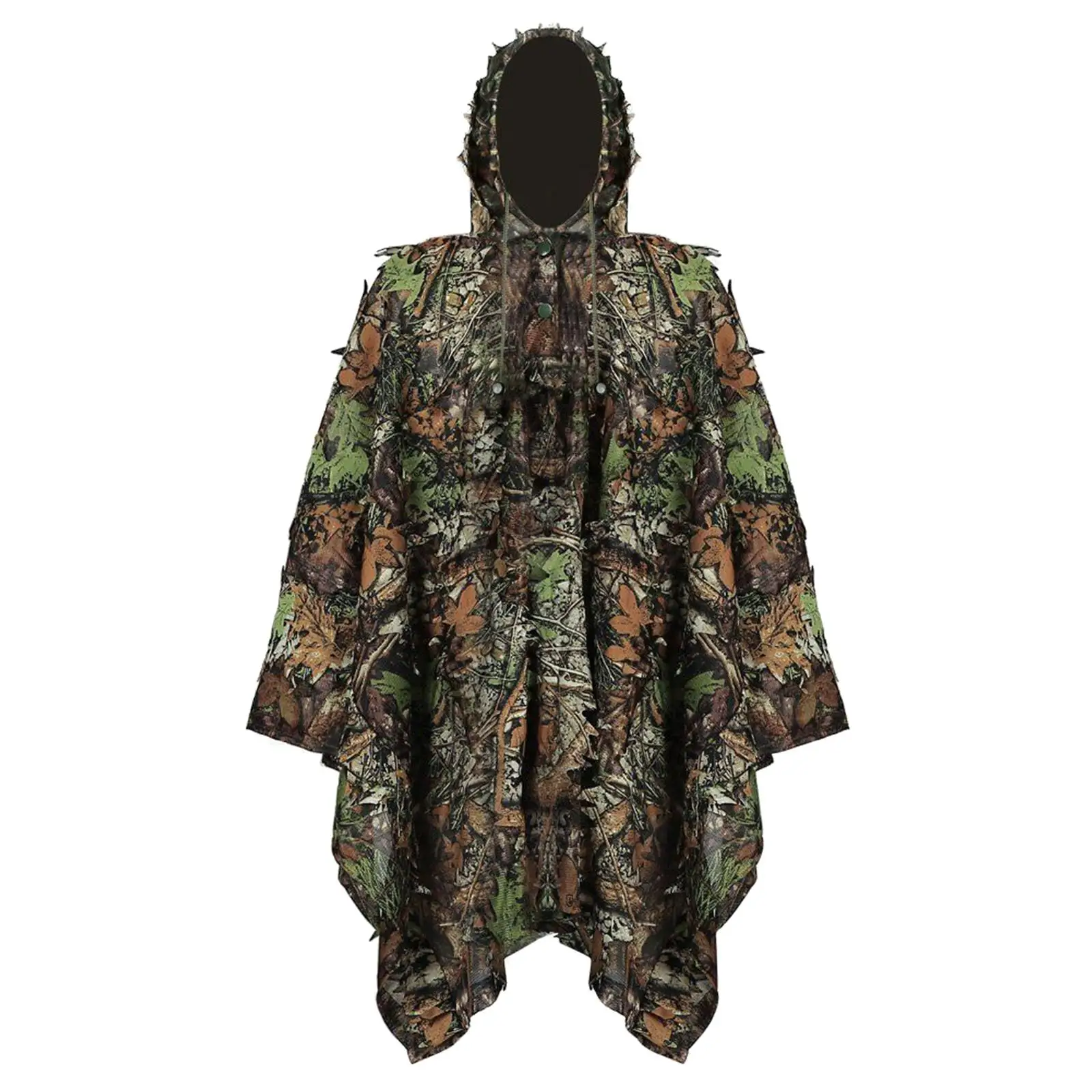 

Ghillie Suit for Men Clothes Jacket Hood Woodland Cosplay suits Camo Suit for Game Birdwatching Halloween Costume Photography