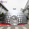 Hot Sale Inflatable Nighclub Onion Dome Tent Inflatable Silvery Tent Inflatable Outer Silver And Inner White Tent For Party 2