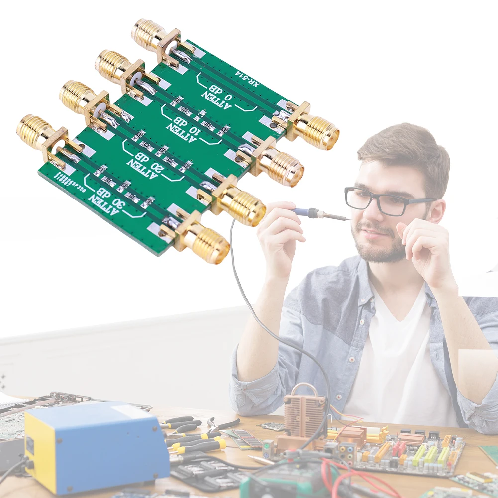 SMA 더블 여성 헤드 RF 고정 감쇠기 DC-4.0GHz 무선 주파수 고정 감쇠기 모듈 보드 200mW 0dB 10dB 20dB 30dB