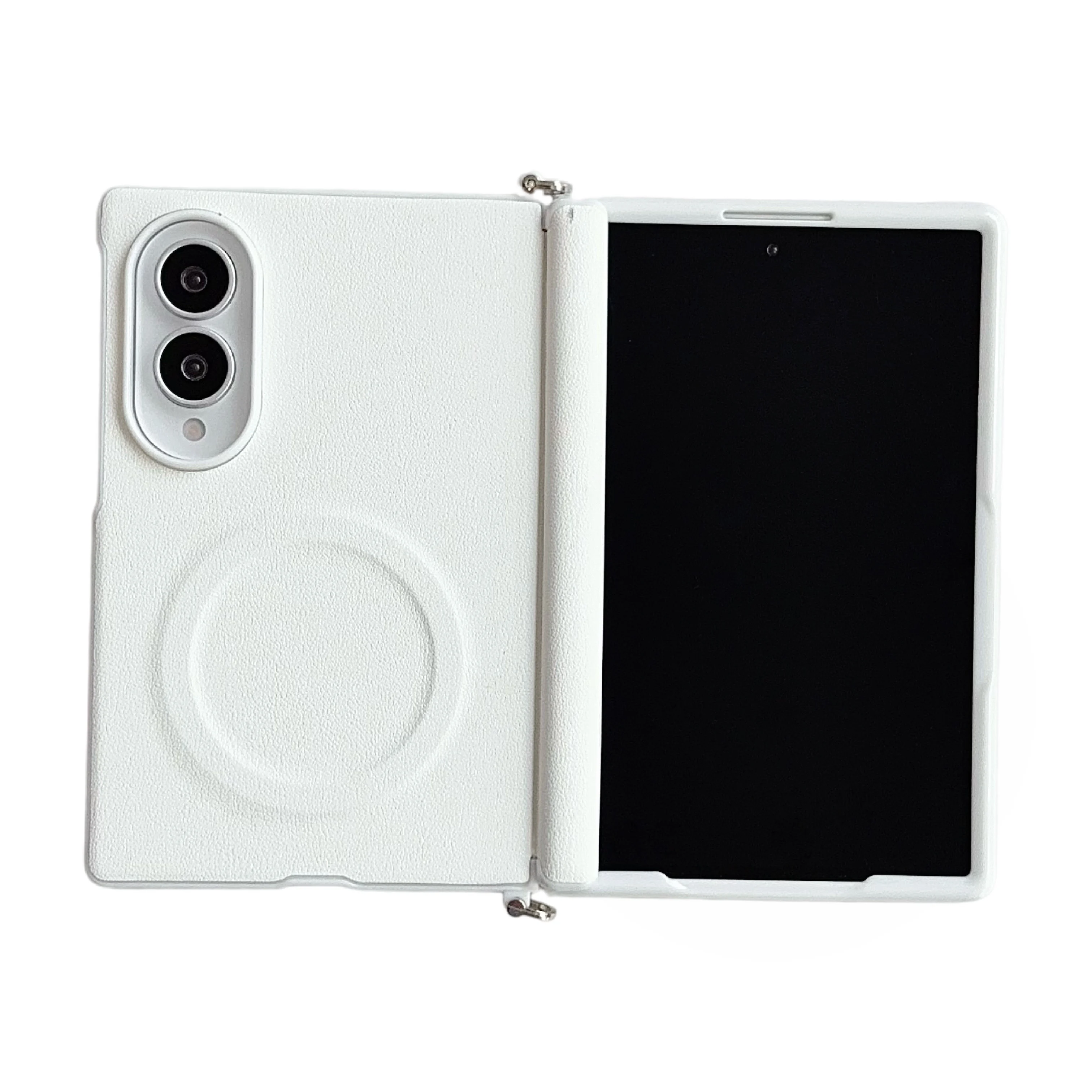 Leather Candy Color Matte Case with Hinge Protection and Shockproof Cover