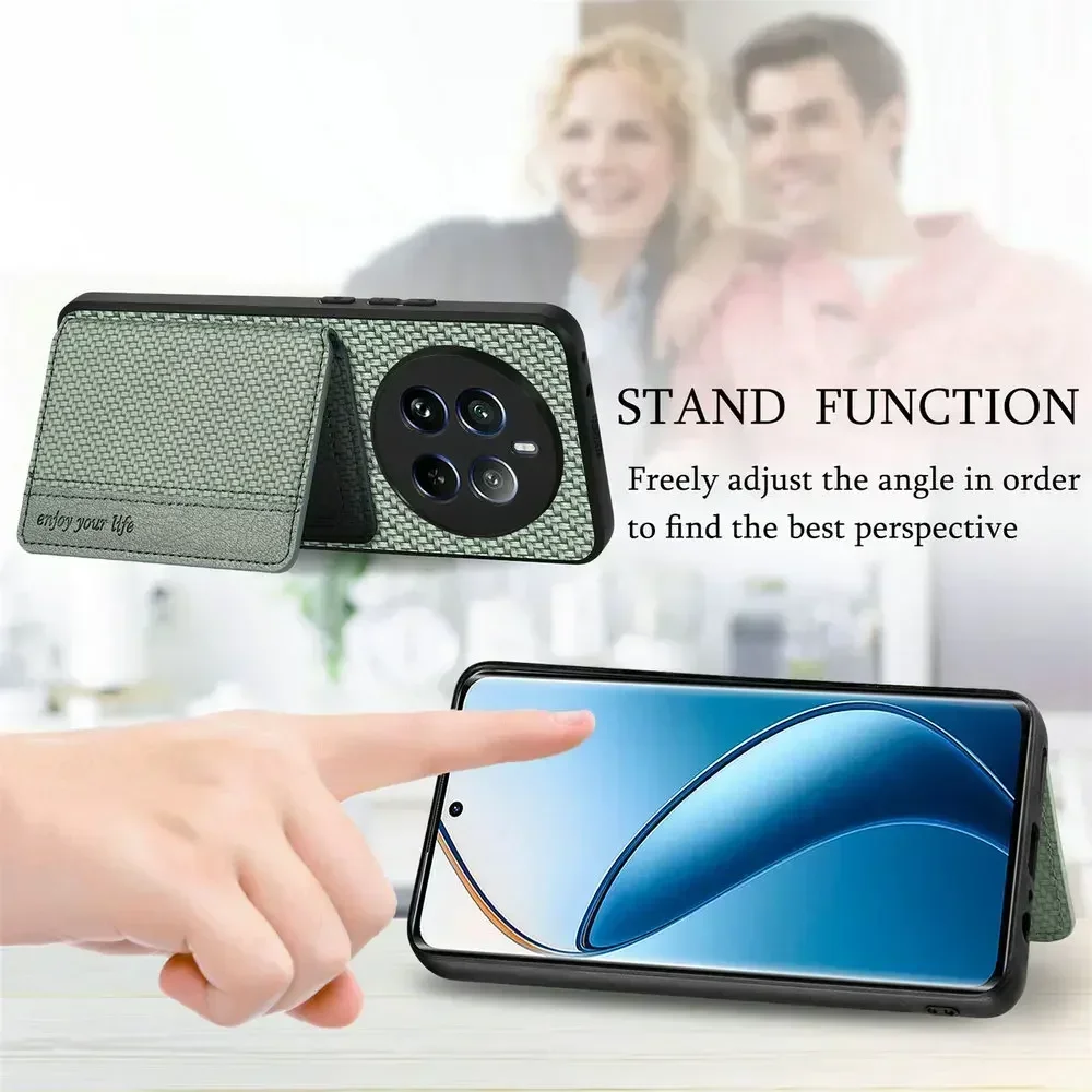 Magnetic Leather RFID Wallet Protective Phone Case & Back Cover