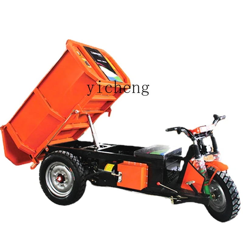 

Zws Electric Tricycle Load Self-Unloading Project Pulling Concrete Mortar Agricultural Breeding Pulling Manure Dumptruck