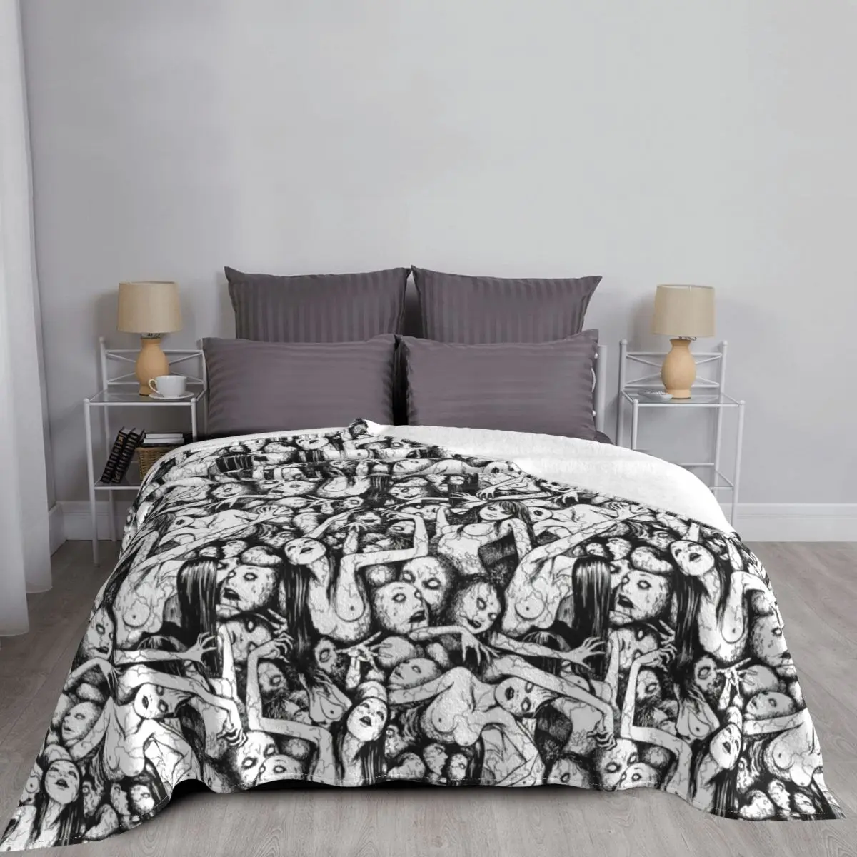 Kawakami Tomie �ö��� ��� ���� �ִϸ��̼� ������ ���� ħ�� ����� 150*125cm ħ�뺸 �� ���