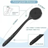 1pc Bath Soft Back Scrubber Brush Bath Shower Sponge Scrubbing Brush with Handle Exfoliating Scrub Skin Massager Bath Supplies 3