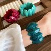 Bangle Acrylic Elastic Rope Bracelets Smudged Acrylic Bracelet Niche Versatile Design Bangles Retro Fashion for Women African 2