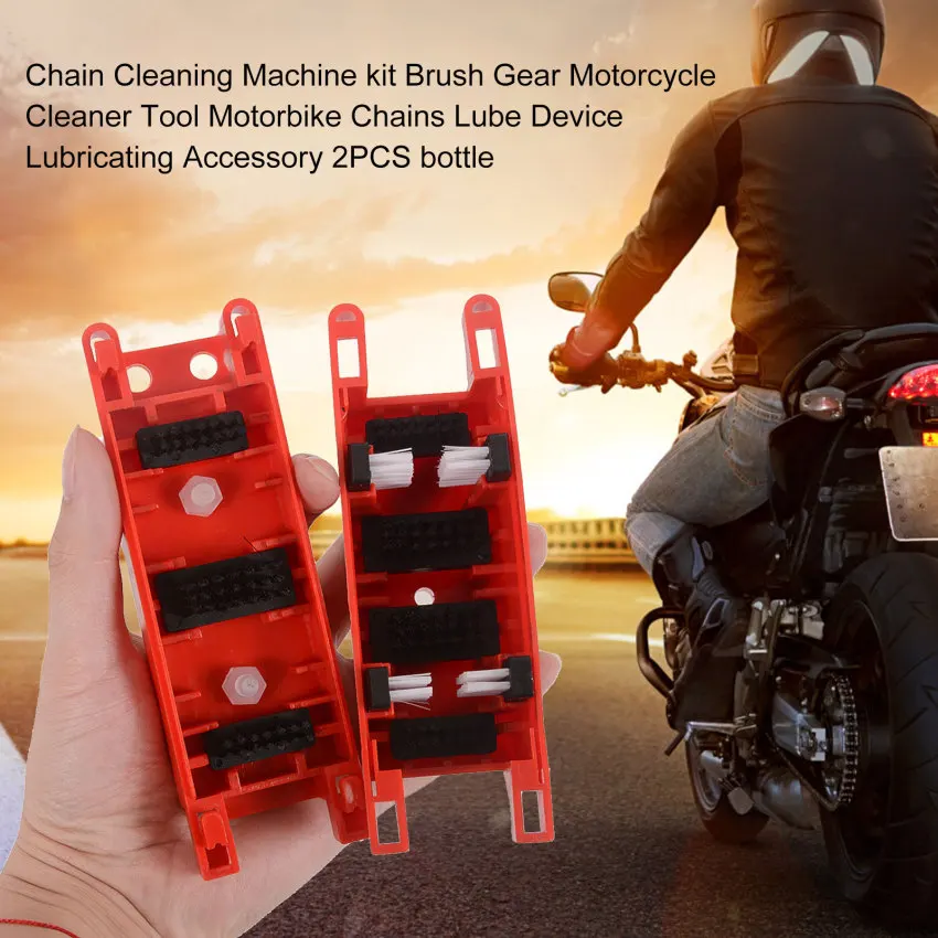 Motorcycle Chain Cleaner Cleaning Kit For Husqvarna Svartpilen 701  Supermoto Enduro Vitpilen 401 Accessory