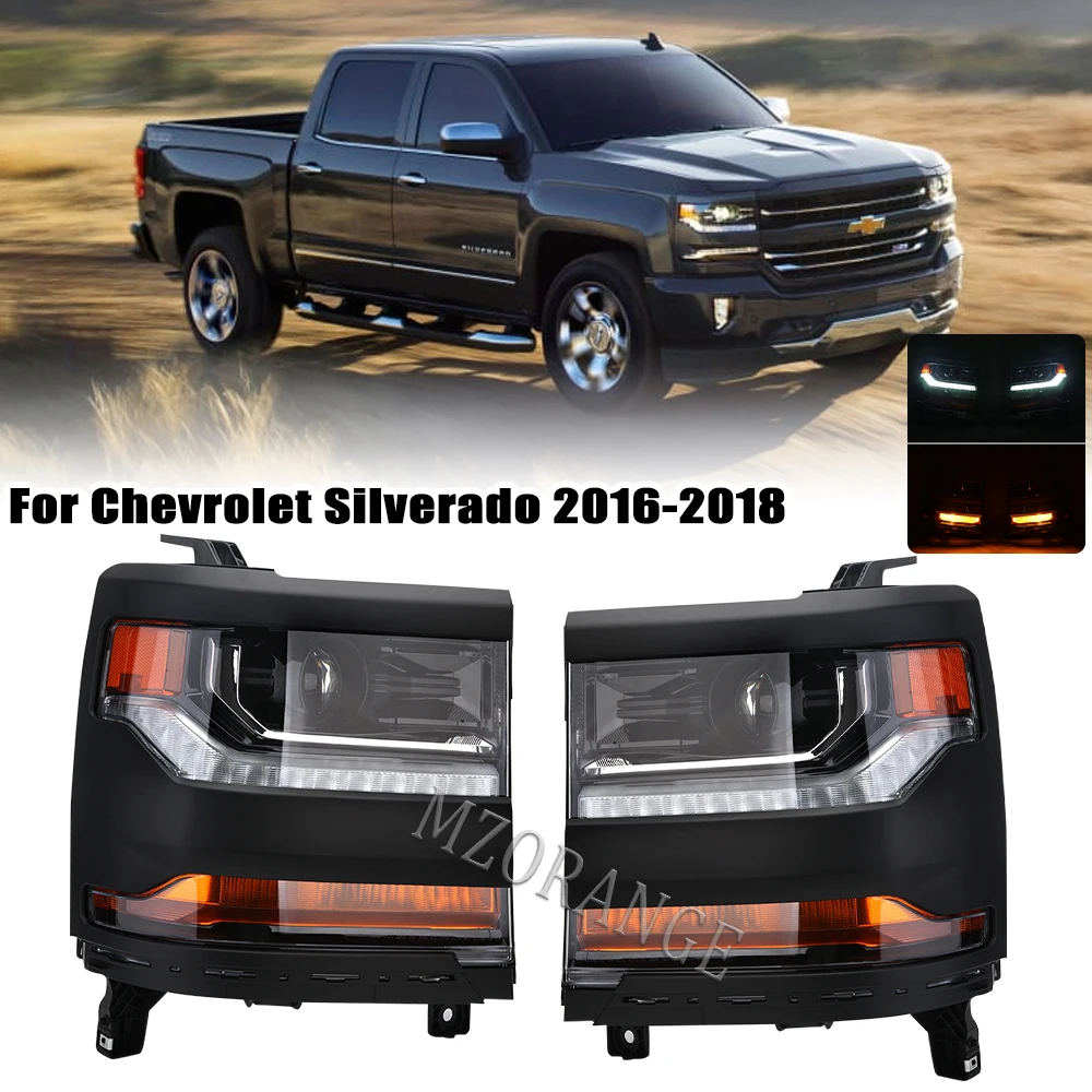 Faro Izquierdo Chevrolet Silverado 2016,2017,2018,2019 Derecho/pasajero | Meses Sin Interés - Foto 2