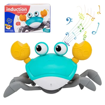 Dancing Crab Toy – Interactive Crawling Toy for Babies with Lights and Music 1