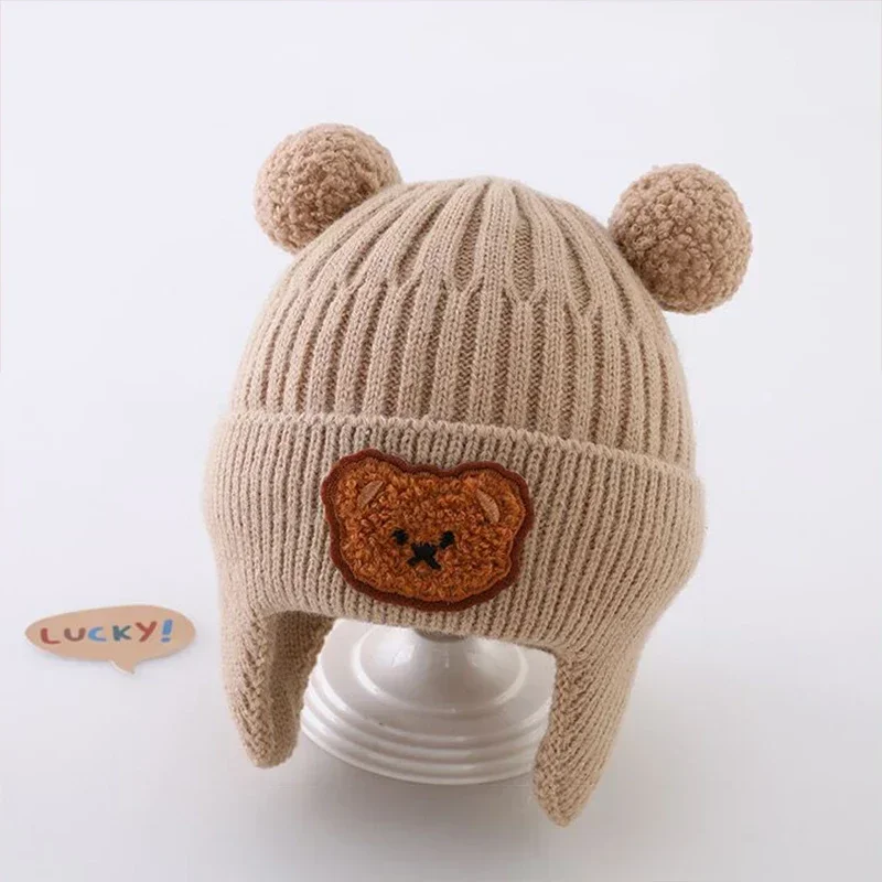 Crochet Beanie Hat For Women - Bear Ear Design, Slouchy Knit, Winter Warm Hat, Cute & Casual Accessory