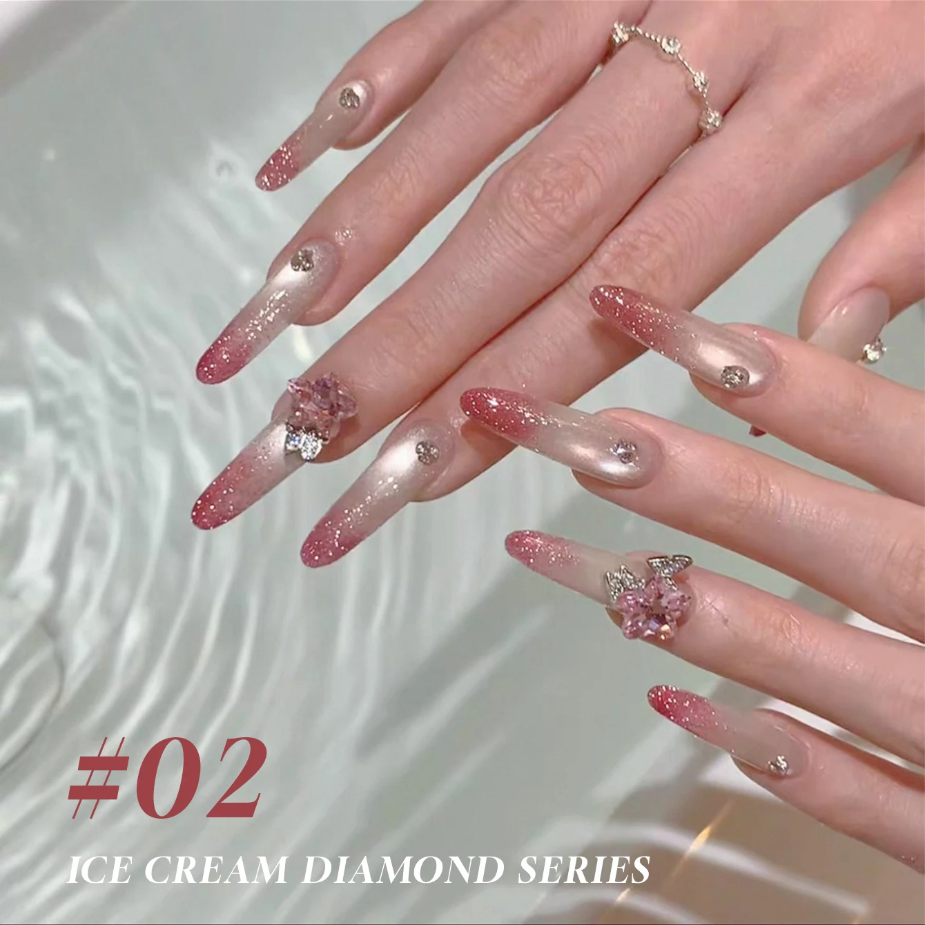 12ML 1-10 Stück 2025 Neuer Blauer Nagellack Super Flash Honey Water Light Broken Ice Transparenter Strobe Diamant-Gel-Nagellack – Detail 21