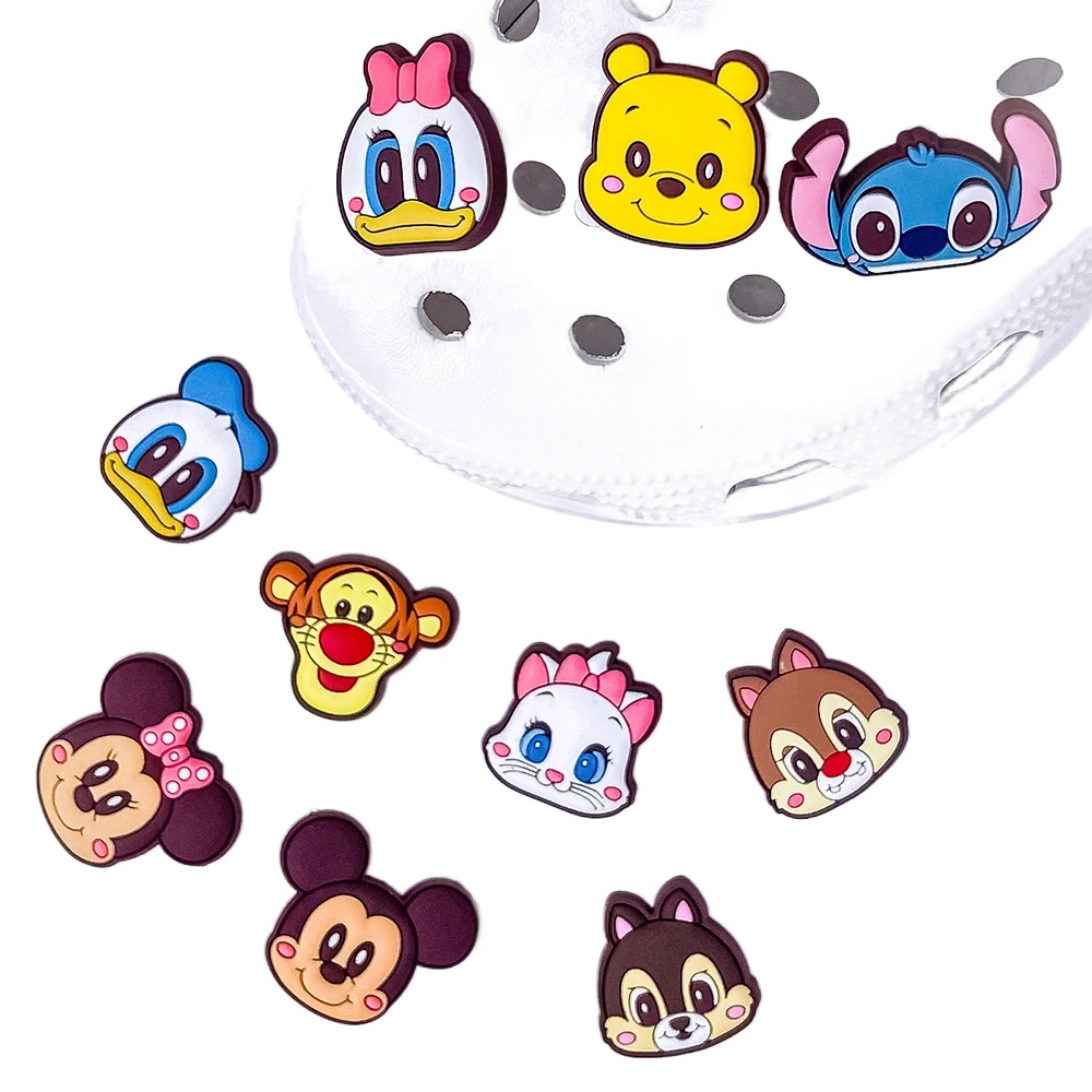 10pcs Disney Shoe Charms for Crocs Charm Diy Accessories Womens Shoes
