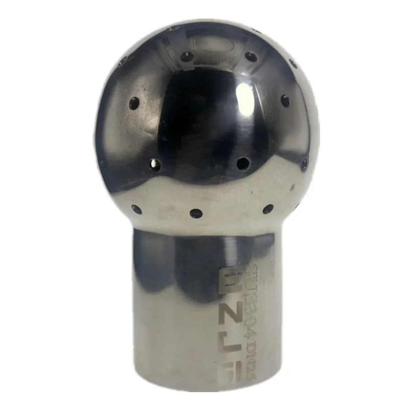 1 2 Thread Female Cleaning Spray Ball Stainless Steel Sanitary Pipe Fittings Fix Rotary Tank Cleaning Ball Head pipe fitting