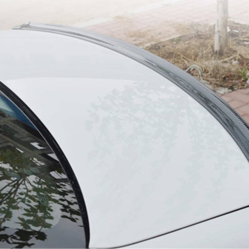 1.5M Auto-Styling 5D Spoiler In Fibra di Carbonio Styling FAI DA TE Refit Spoiler Universale Per BMW Toyota Honda KIA Hyundai Opel Mazda - immagine 2