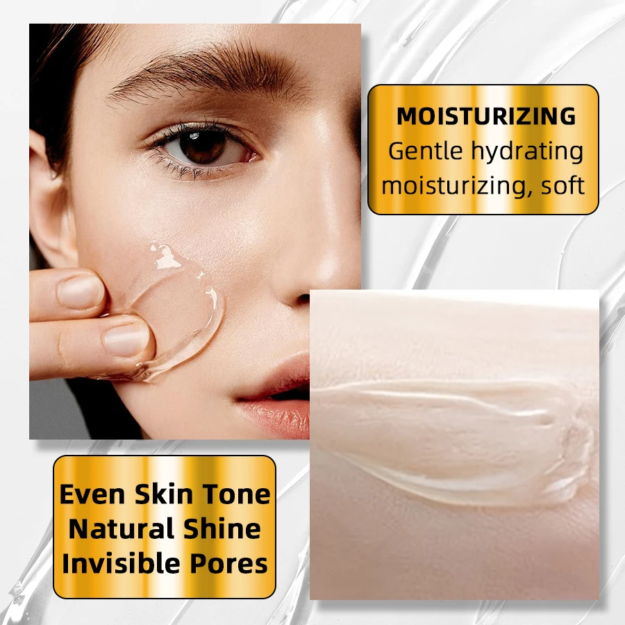 Moisturizing Transparent Jelly Primer Lotion  Base Color Rendering Long Lasting Makeup Holding Pre Makeup Base Cream Foundatatio 3