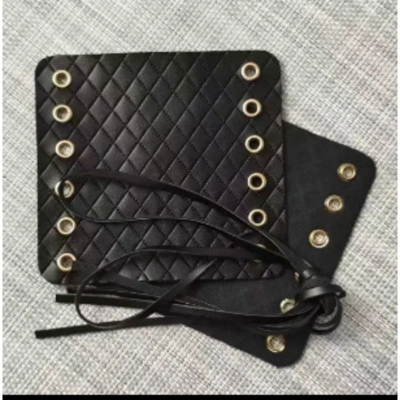 Leather Handlebar Grips - Adjustable Universal Fit for Bicycle Motorcycle E-Bike, Hand-Stitched Retro Design with Comfort Grip