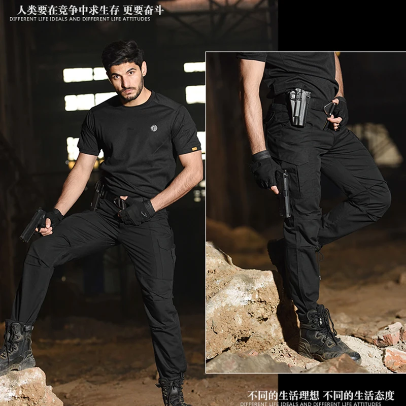 Outdoor Cargo Pants Men's Casual Camouflage FIshing Pants Fashion Streetwear Jogger Tactical Softair Trousers Men Clothing