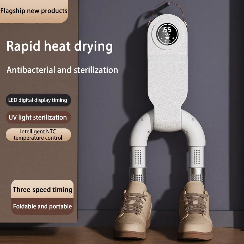 Intelligent Shoe Dryer Purple Light Deodorizing Portable Foldable Dryer Timer Autumn Winter Home Electric Foot Boot Dryer 2026 4