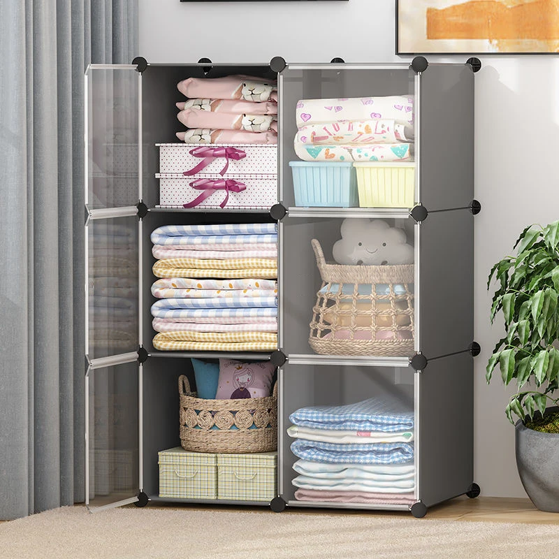 Kids Storaget Dress Up Storage Baby Wardrobe Dresses Cabinet Portable Wardrobe Wheel Clothe Guarda Roupa Infantil Kids Furniture