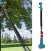 180 Degree Adjustable Stable Grip Telescoping Pruning Pole Lightweight for Electric Pruner High Branch Pruning Telescoping Rod 1