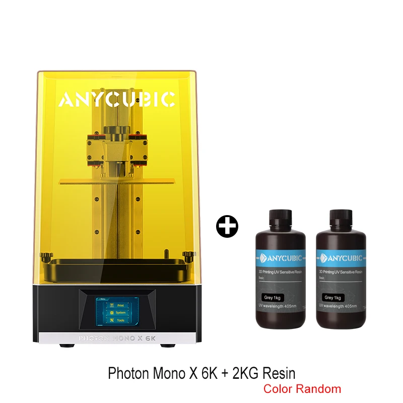 ANYCUBIC Photon Mono X 6K 3D Printer 9.5'' Screen 6K Monochrome LCD UV Resin Printers 3D Printing SLA Printer ultimaker 3d printer 3D Printers