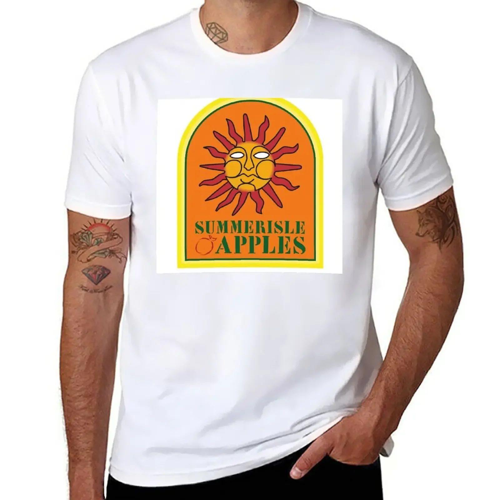 

Summerisle Apples T-Shirt plain new edition men t shirts