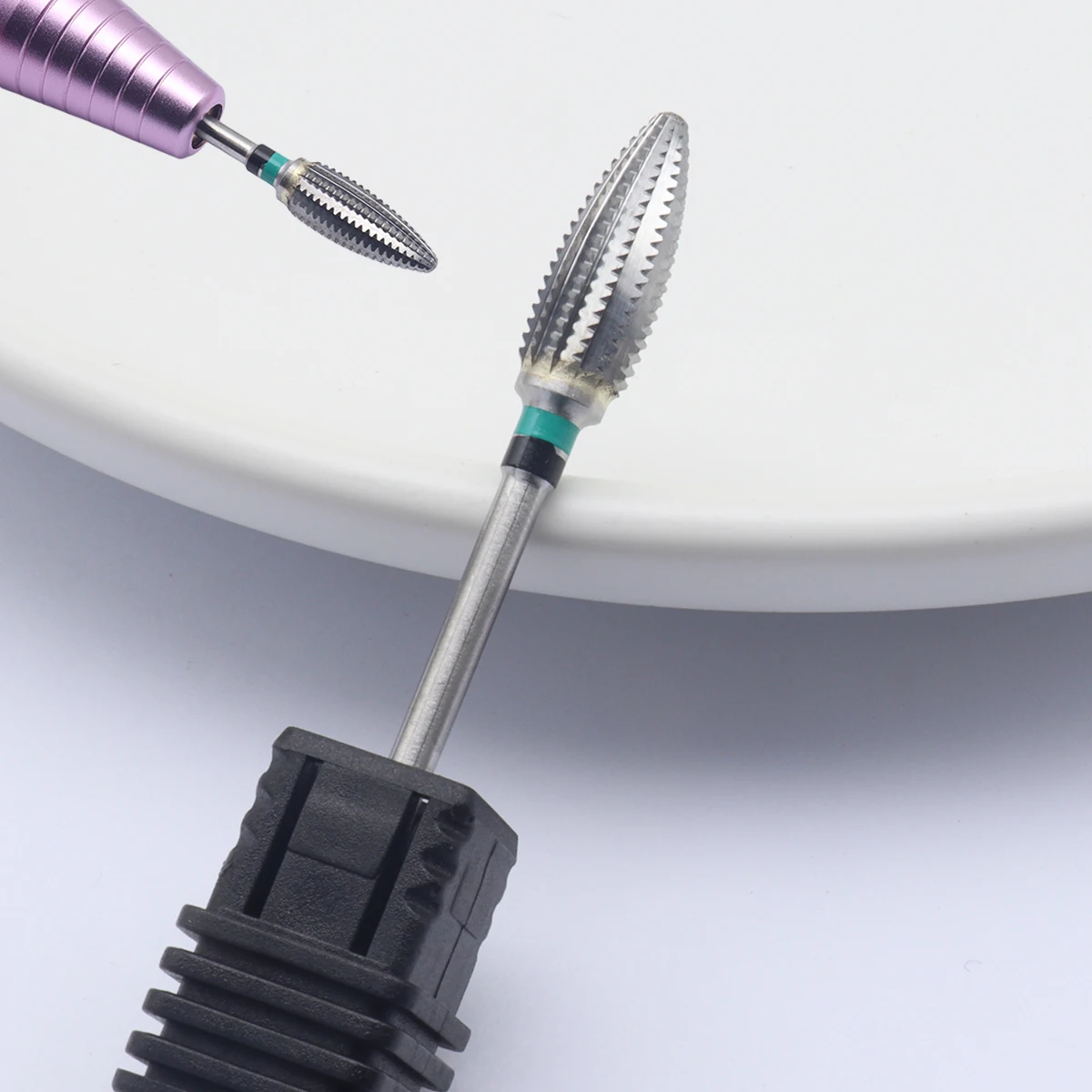 Nail Drill Bit Electric Nail Drill Bit Manicure Drill Bit Easy Nail Spiral Professional Carbide Nail Drill Bit Electric File Drill Bit