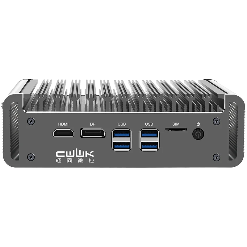 New J4125 Soft route i226/2.5G NIC Dual memory card slot Mini-host /iKuai/NAS/PVE/ESXI Energy-saving computer without fan 2