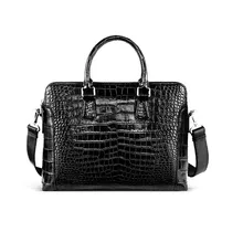 

yuanyu 2022 new import crocodile Men handbags large capacity men briefcase male business men handbag Single shoulder bag