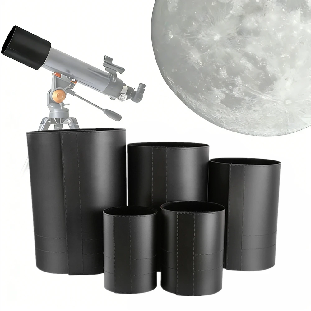 Universal Flexible Plastic Dew Shield for Astronomical Telescopes